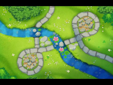 Bloons TD 6 - Downstream [Hard] Gameplay (No Commentary)
