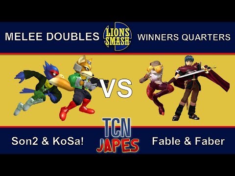 TCNJapes 3 SSBM Doubles - Fable/Faber vs. Son2/KoSa! - Winners Quarters