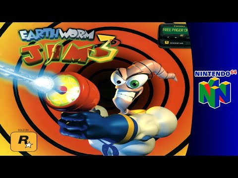 Nintendo 64 Longplay: Earthworm Jim 3D