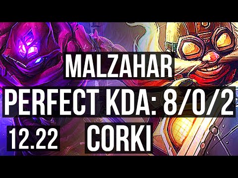 MALZ vs CORKI (MID) | 8/0/2, Legendary | EUW Master | 12.22