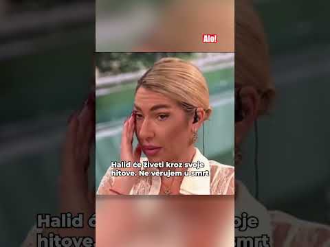 Voditeljka utučena zbog smrti Halida Bešlića, jedno nikako ne može da prežali