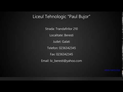 Liceul Tehnologic "Paul Bujor" Beresti