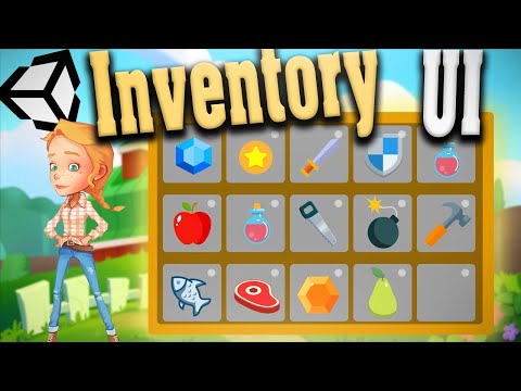 Simple Inventory UI in Unity With Grid Layouts