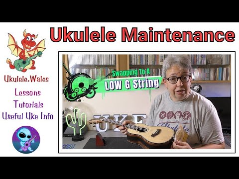Fit Low G String On Ukulele - How To Swap High G To Low G