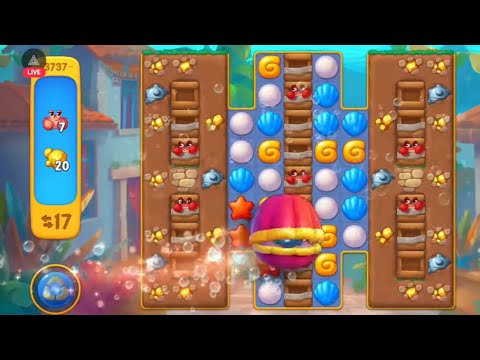 Fishdom lvl 3735-3739 Booster or not?💥🐠🔥Gameplay #349👑🎮