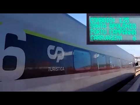 Minha primeira viagem Lisboa- Porto abordo do servico Alfa Pendular, Portugal