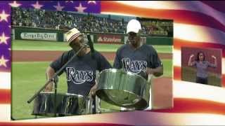 Steel Drums Plays &quot;The Star Spangled Banner/National Anthem&quot; at Rays Baseball Game