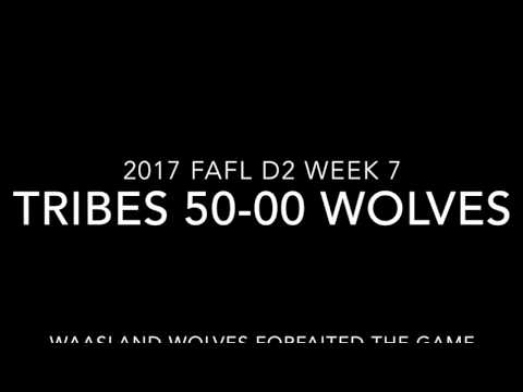 2017 FAFL D2 - WEEK 7: IZEGEM TRIBES - WAASLAND WOLVES