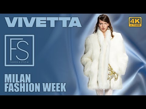 VIVETTA FW 23-24 MILAN Fashion Week Full Runway Show 4K UHD MFW FASHION & STYLE TV
