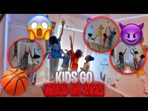 THESE KIDS LOSE THEIR MINDS IN 2v2 Mini Hoop Battle 