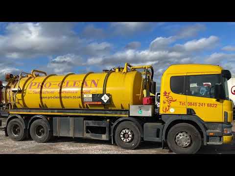 Scania P114 8x4 vacuum tanker