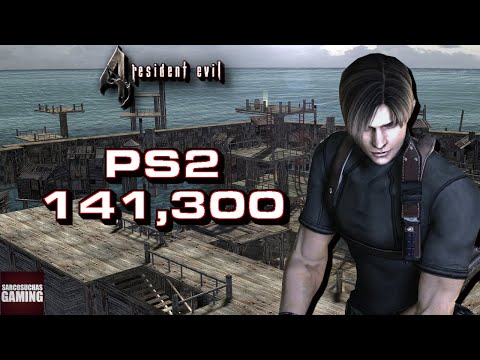 RE4 PS2 Mercenaries - Leon - Waterworld - 141,300