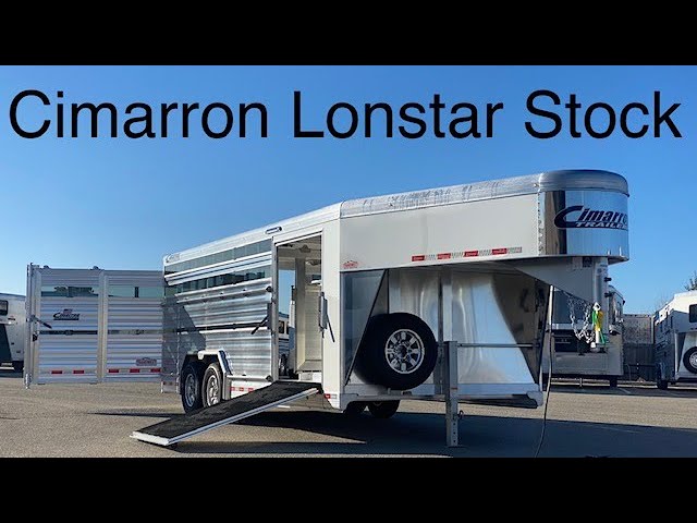 A preview image of the linked video showcasing 2023 Cimarron Lonestar Stock