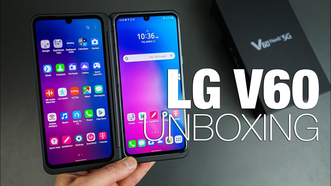 LG V60 with Dual Screen: Unboxing and Tour!