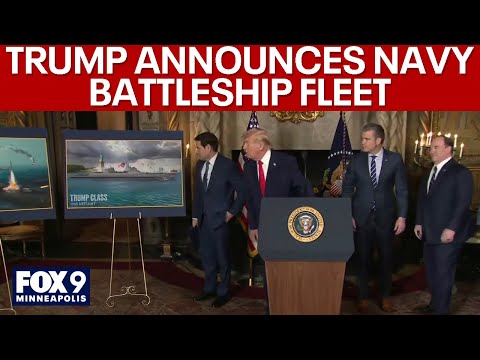 President Trump announces new battleship class for U.S. Navy [full]