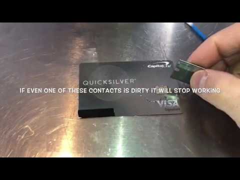 Credit card chip not reading easy fix
