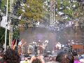 Parasailer flies through the sky during String Cheese Incident playing Pirates 7/1/2011