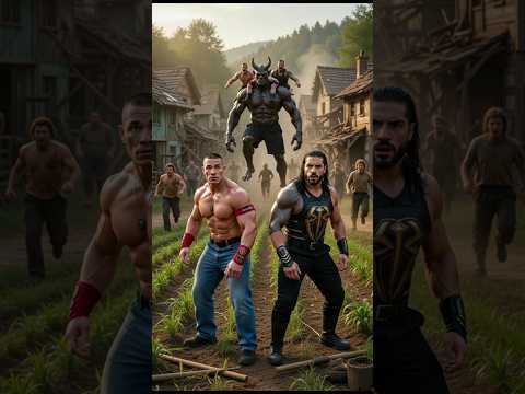 Lesnar makes giant alien from the wood