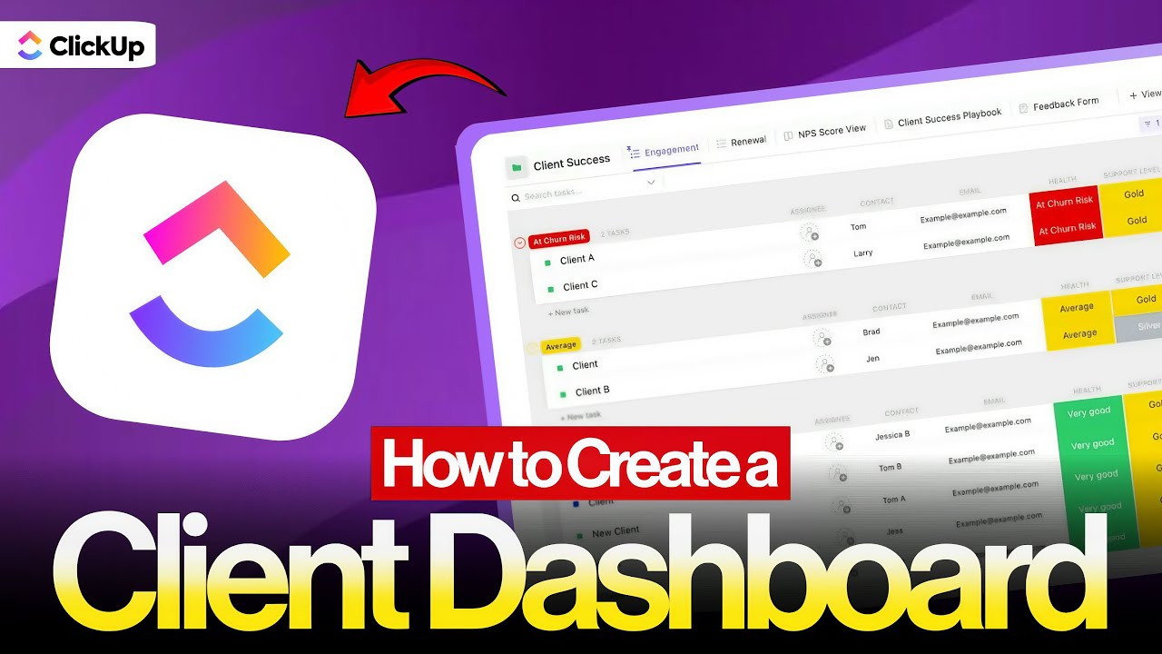 How to Create a Client Dashboard  (Step-by-Step Tutorial + Free Templates) | ClickUp