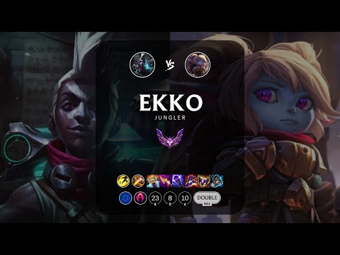 Ekko Jungle vs Poppy - EUW Master Patch 13.13