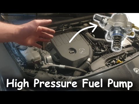 W177 Mercedes A200 High Pressure Fuel Pump Removal & Inspection