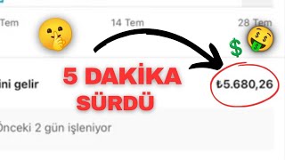 5 Dakikada Yaptığım Videodan Nasıl PARA KAZANDIM?