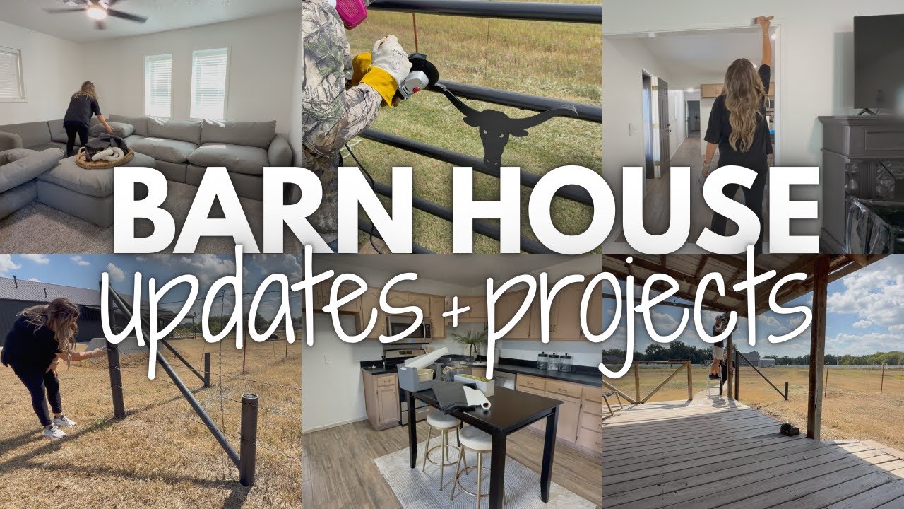 BARNHOUSE UPDATES + MORE DIY PROJECTS | GETTING SOME DIY PROJECTS DONE AROUND THE FARM | FARM UPDATE