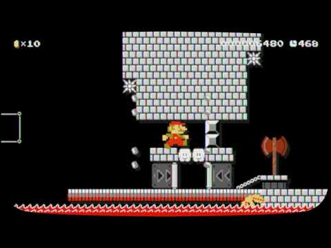 SMB1 kaizo + Crazy wiggler glitch - Super Mario Maker