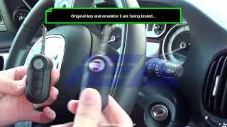 Remote Key Cloning function onto Emulator3 remote key for 2013 Fiat 500L-46 Transponder