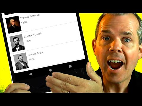RecyclerView Android 05 Adapter, ViewHolder, BindViewHolder, onCreateViewHolder, OnClickListener