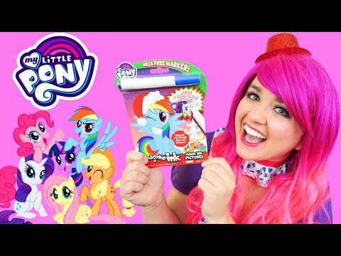 Coloring My Little Pony Magic Ink Coloring & Activity Book Imagine Ink | KiMMi THE CLOWN Video