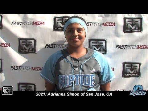 2021 Adrianna Simon Third Base Softball Skills Video - Riptide