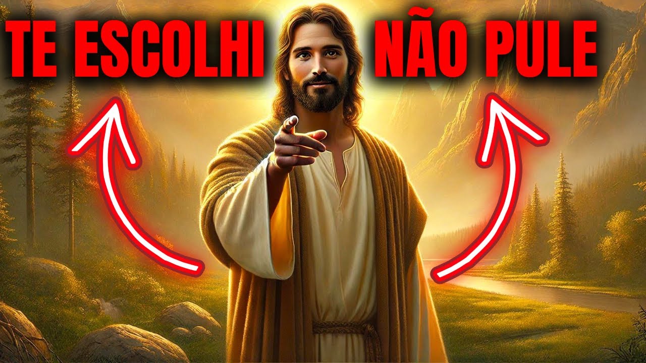 EU ESCOLHI VOCÊ MEU FILHO,POR FAVOR ME ESCUTE!