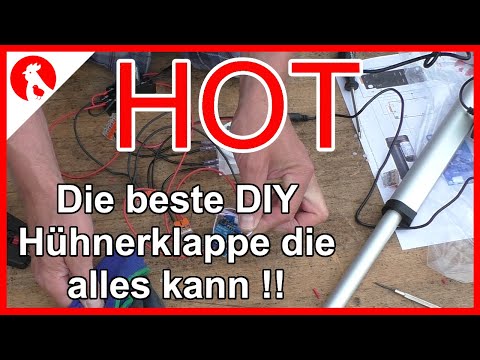 109 PROFI automatische Hühnerklappe DIY - great chicken coop door