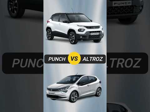 Tata Punch vs Altroz ​​Comparison #shorts