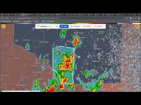 Denton, North Carolina Thunderstorm