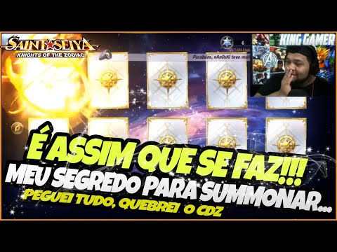 HAJA CORAÇÃO...QUEBREI O ESTOQUE DE S DA GT ARCADE 😎😎😎 // Saint Seiya Awakening