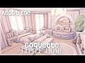 coquette little home house build adopt me