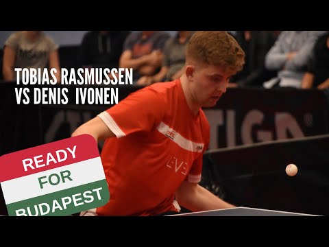 Tabletennis Tobias Rasmussen vs Denis Ivonin