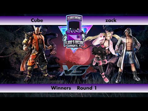 Flynn's Arcade 082 Winners Round 1 - Cube (Heihachi) Vs zack (Lucky Chloe Steve) Tekken 7 Tournament