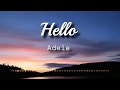 Adele - Hello (Lyrics Video)