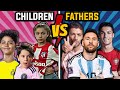 Ronaldo, Messi, Suarez 🆚 Ronaldo Jr, Mateo Messi, Delfina Suarez (FATHERS VS CHILDREN)🔥 1 VS 3