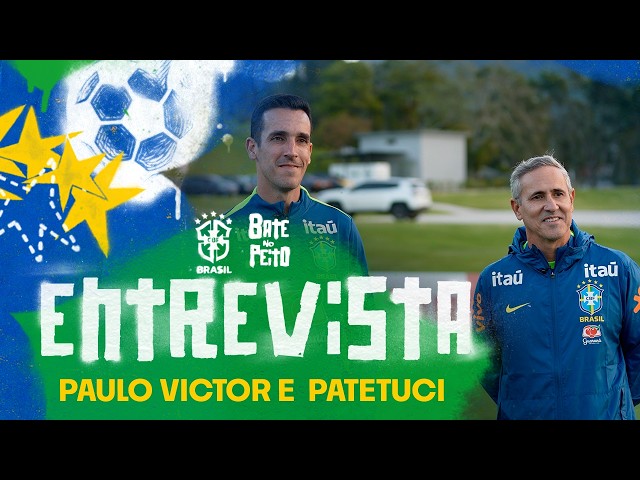 PAULO VICTOR E LUCAS ANDRADE ACOMPANHAM TREINO DA SELEÇÃO BRASILEIRA SUB-17