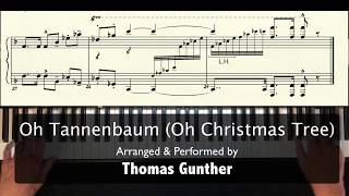 Oh Tannenbaum (Oh Christmas Tree) for Solo piano