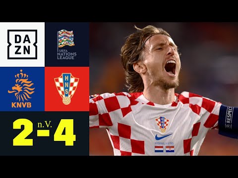 Dramatisches Halbfinale in Rotterdam: Niederlande - Kroatien | Nations League Finals 2023 | DAZN