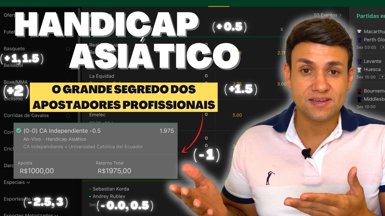 O QUE É HANDICAP ASIÁTICO (APRENDA DE FORMA SIMPLES O MERCADO FAVORITO DOS PROFISSIONAIS) - 2022