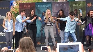 &quot;Set It Off&quot; dance-along with Descendants cast during Fan Event at Disneyland&#39;s Downtown Disney
