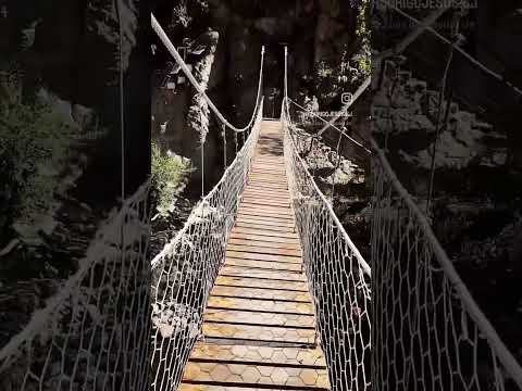 Puente colgante "Río de los Sauces"/ Dique La Viña / #cordoba #treeking