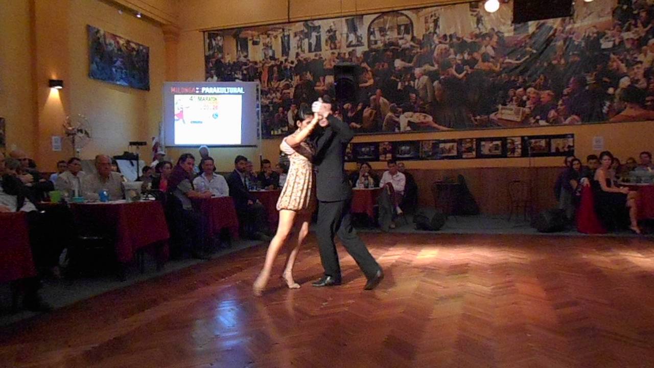 Anita Ponce y Marcelo Gonzalez - Milonga Parakultural  Salon Canning