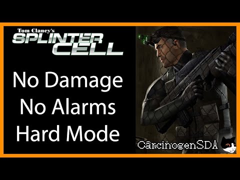 [No Commentary] Tom Clancy's Splinter Cell (PC) - No Damage, No Alarms, Hard Mode